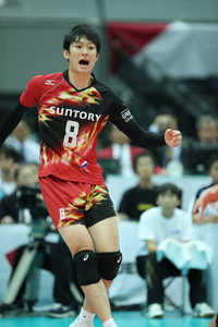 サントリーサンバーズ ミズノ シャツ 柳田将洋選手着用 【公式通販】