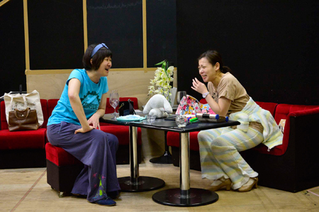 舞台『皆、シンデレラがやりたい。』稽古場より