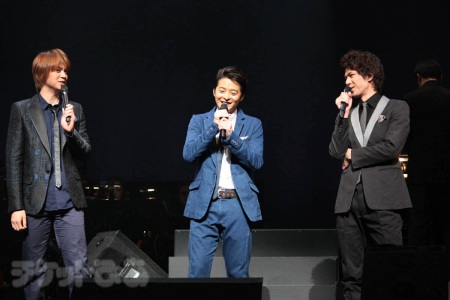 『デスノート THE CONCERT』より。左から、浦井健治、小池徹平、柿澤勇人