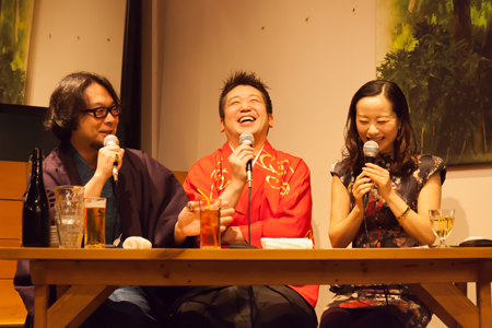 左から、藤沢文翁、吉田良一郎、レイチェル・チャン