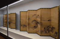 雪村筆《瀟湘八景図屏風》岡山県立美術館蔵【展示期間：3月28日～4月23日】