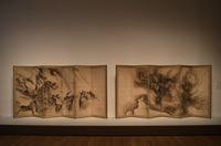 参考出品《龍虎図屏風》（複製　原本：クリーブランド美術館）　神奈川・早雲寺蔵【展示期間：3月28日～5月21日】