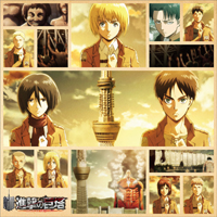 進撃の巨塔　タオル