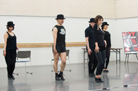 公開稽古の模様　写真：中川有紀子