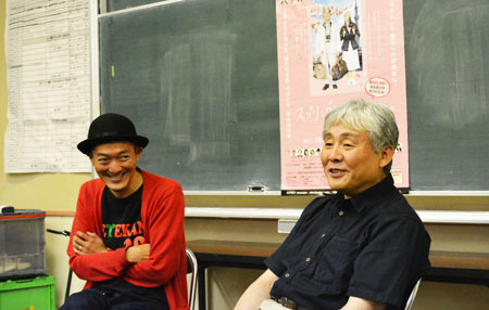 左から、本田誠人、柳家喬太郎