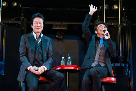 （左から）鹿賀丈史、市村正親　撮影：川野結李歌