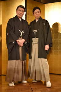 （画像左から）松本白鸚、松本幸四郎