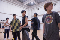 男劇団　青山表参道Ｘ　旗揚げ公演「SHIRO TORA」稽古場より　撮影:イシイノブミ