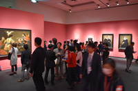 フェルメール展の模様