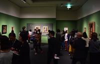 フェルメール展の模様