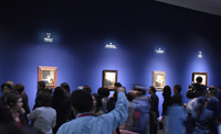 フェルメール展の模様