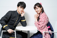 (画像左から）入江甚儀、宮崎香蓮　撮影:源賀津己