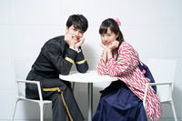 (画像左から）入江甚儀、宮崎香蓮　撮影:源賀津己