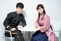 (画像左から）入江甚儀、宮崎香蓮　撮影:源賀津己