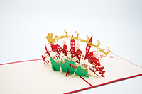 空をかけるサンタ215（1320円 15×15cm）