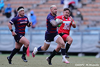 今シーズンのキーマンとなる、クウェイド・クーパー選手。司令塔としてチームを引っ張る。