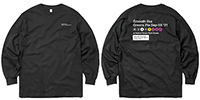 黒ロングスリーブTシャツ