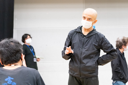 「オルフェオとエウリディーチェ」リハーサル写真　撮影：堀田力丸