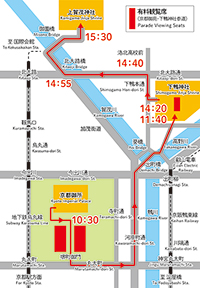 行列コースと時間