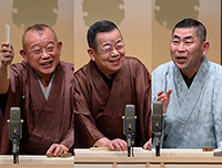 左から、笑福亭鶴瓶、桂文珍、桂南光