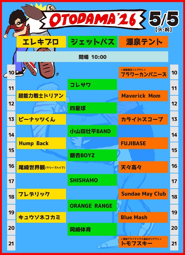 ９月７日(土)オトダマ  チケット１枚 OTODAMA'26 | チケットぴあ[チケット購入・予約]