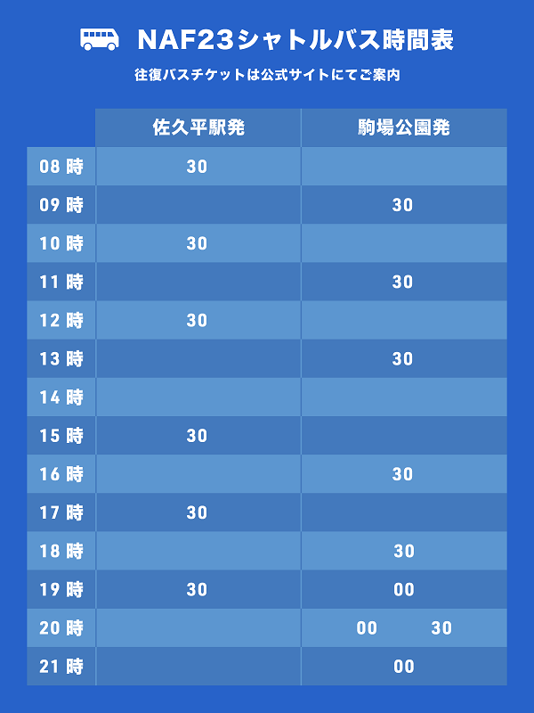 バス時刻表