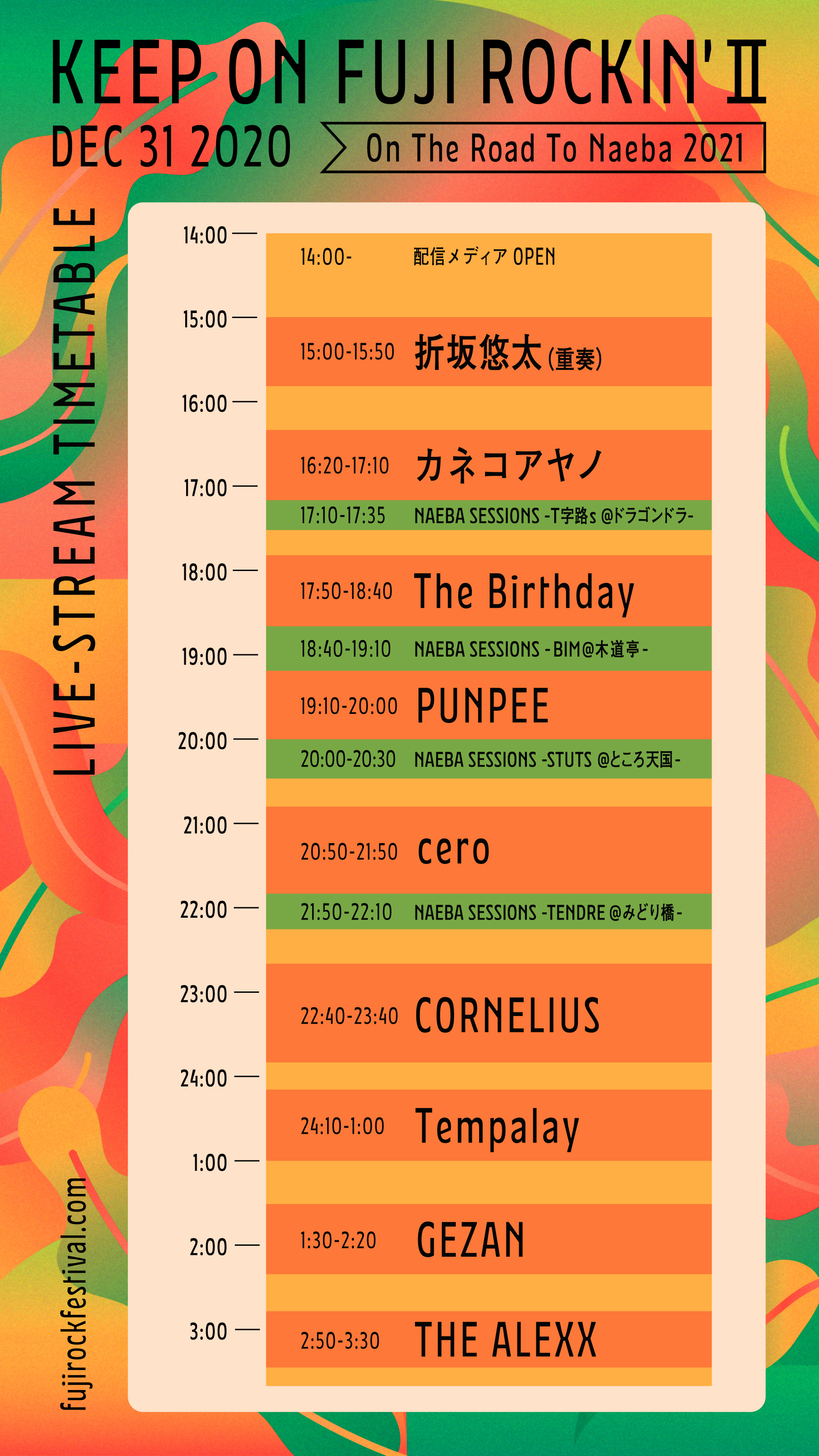 動画配信 Keep On Fuji Rockin Ii On The Road To Naeba 2021 ドウガハイシンキープオンフジロッキングオンザロードトゥーナエバ チケットぴあ 音楽 J Pop Rockのチケット購入 予約
