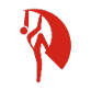 スポーツクライミング アイコン