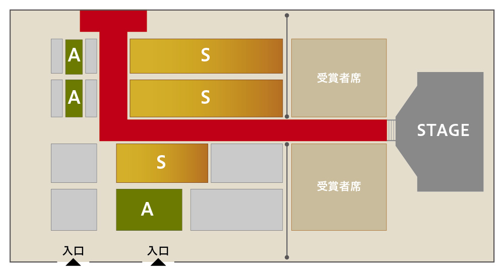 座席レイアウト図