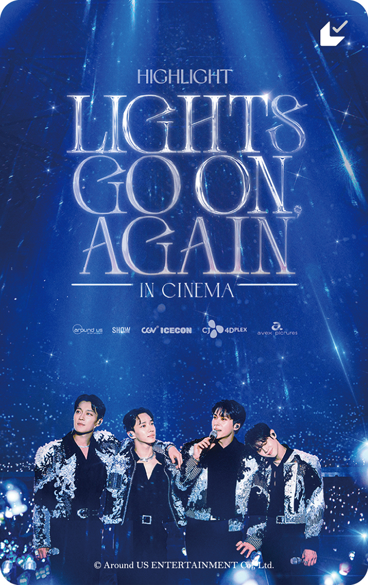 HIGHLIGHT: LIGHTS GO ON, AGAIN IN CINEMA』ムビチケカード(ハイ
