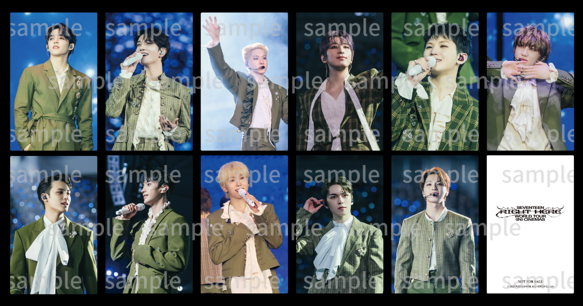 SEVENTEEN [RIGHT HERE] WORLD TOUR IN CINEMAS』ムビチケカード