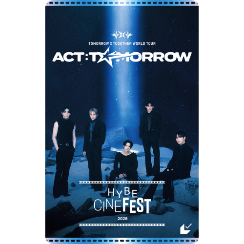 HYBE CINE FEST2026】 ムビチケカード 『TOMORROW X TOGETHER WORLD