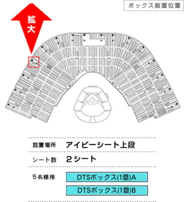 DTSボックス（1塁）