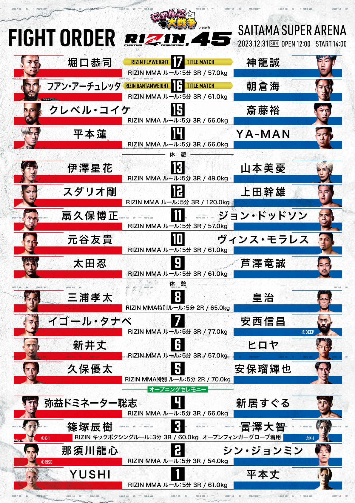 RIZIN ライジン チケット - 東京都のスポーツ