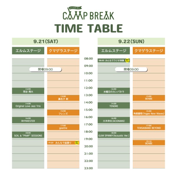 AKABIRA CAMP BREAK 2024チケット ×2枚