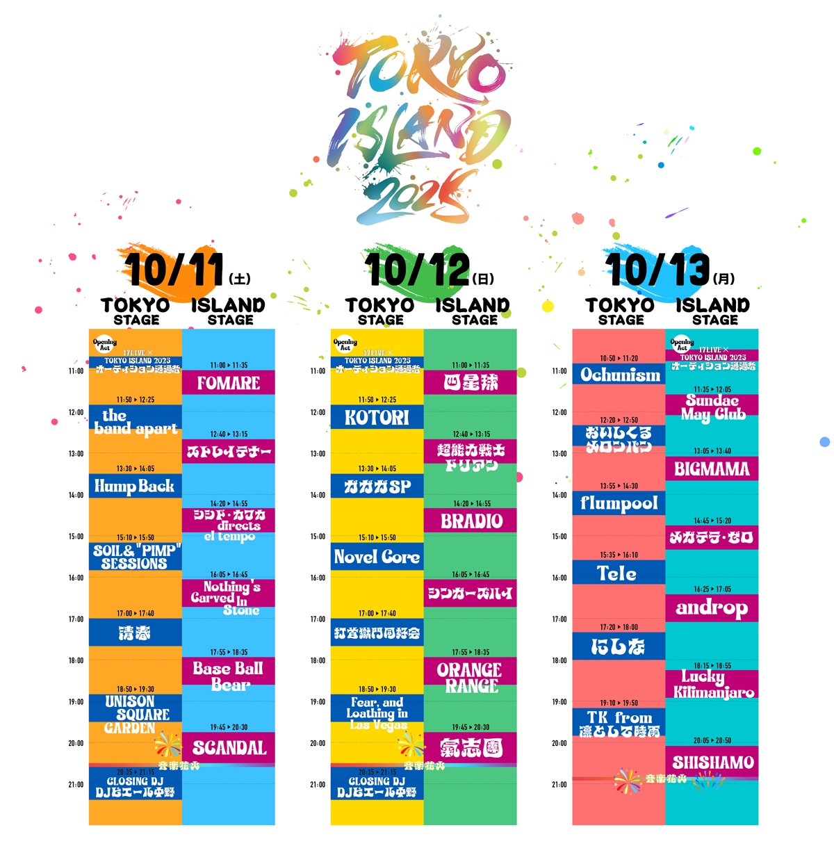 タイムテーブル