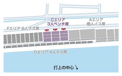 再値下げ※ 手渡し可能 赤川花火大会 チケット C席 カップル席 （赤川 