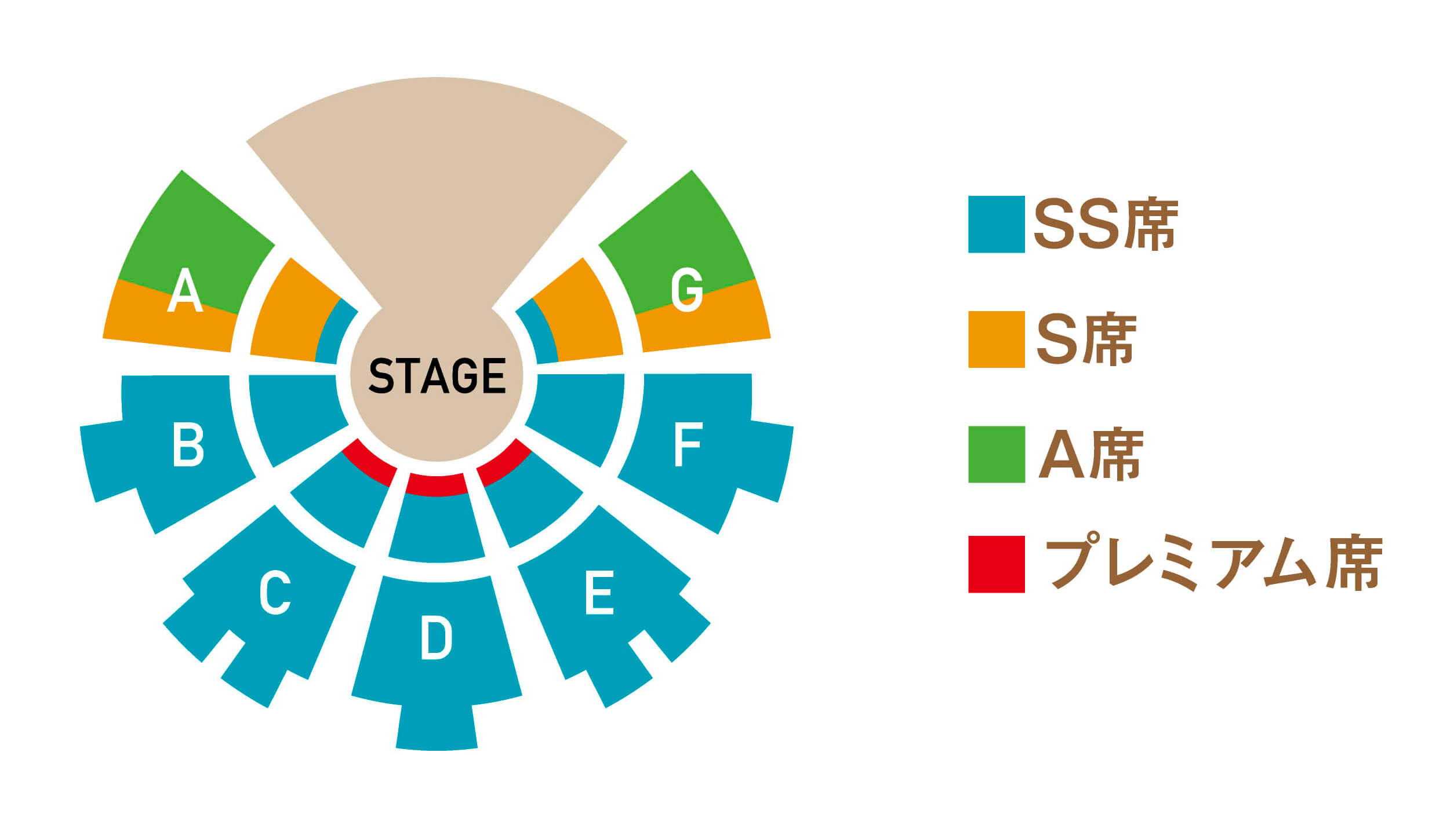 客席図