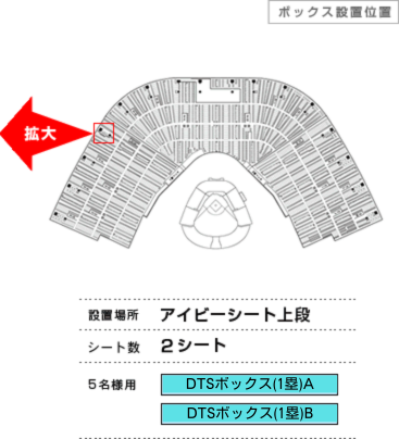 阪神タイガース DTSボックス ｜チケットぴあ